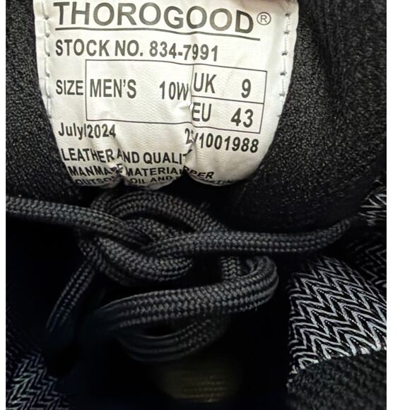 THOROGOOD 834-7991 GEN-flex2 Series Waterproof 8″ Tactical Side Zip Size 10 WIDE main image 6